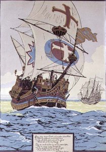 One Ship Drives East, from Bibby's Annual