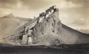 Group of nuns at the Taktsang monastery, Bhutan, 1904