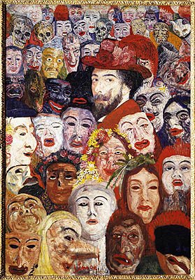 My Portrait Surrounded by Masks, 1899