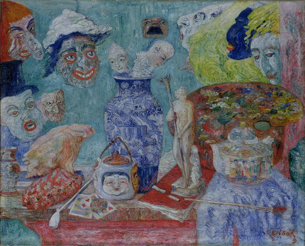 Still Life with Masks (Bric-a-Brac) 1896