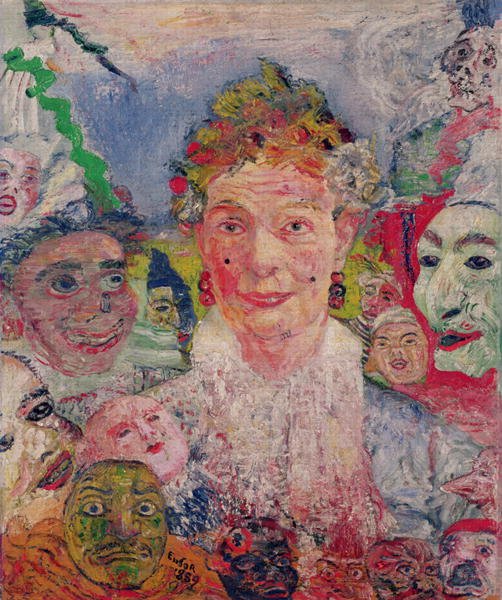 Old Woman with Masks, 1889