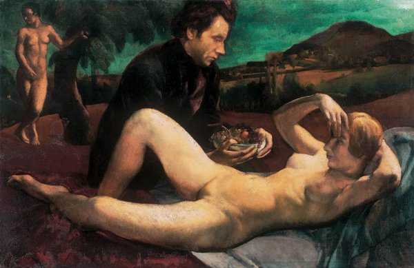 Painter and Model Venus 1923