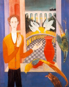 The Golden Age- Self-portrait with Pigeons 1931