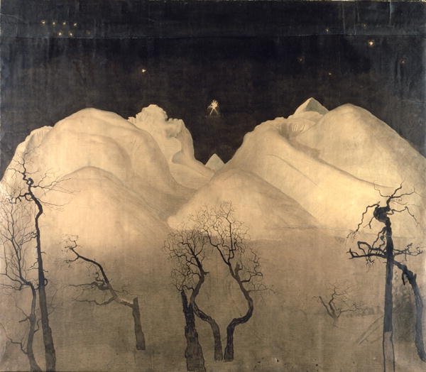 Winter Night in the Mountains, 1901-02