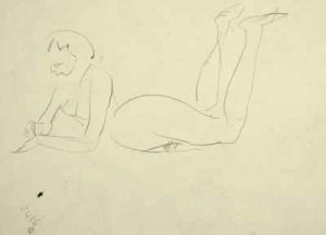 Female Nude Seated