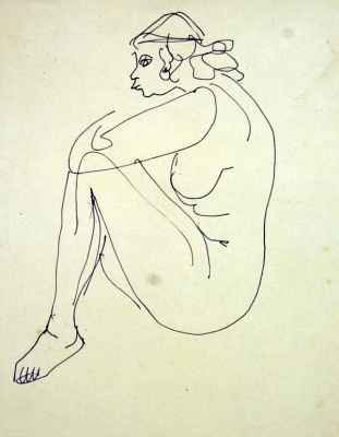 Female Nude Seated