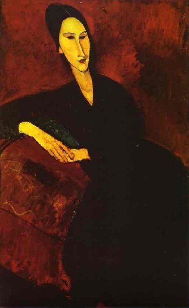 Madame Zborowska On A Sofa