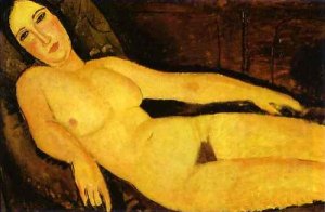 Portrait Of Jeanne Hebuterne   Common Law Wife Of Amedeo Modigliani