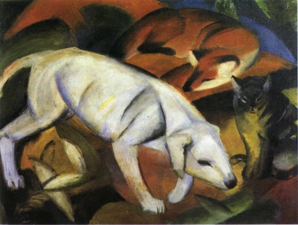 Three Animals (Dog Fox And Cat)