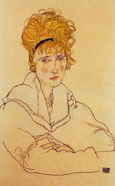 Portrait Of Edith Schiele