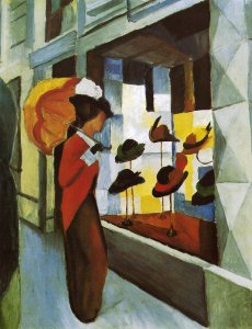 Large Bright Shop Window (Großes helles Schaufenster)  1912